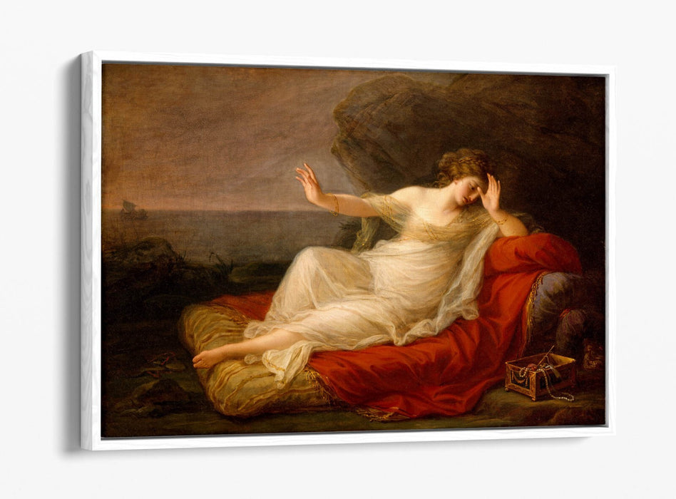Float Effect Canvas Wall Art - Angelica Kauffman Ariadne Abandoned By Theseus Museum Quality Print