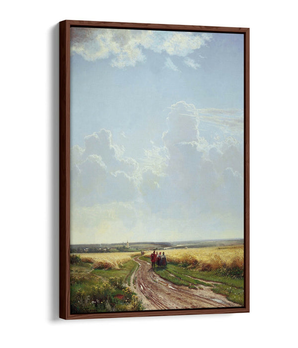 IVAN SHISHKIN, NOON IN THE NEIGHBOURHOOD -FLOAT EFFECT CANVAS WALL ART PRINT ART