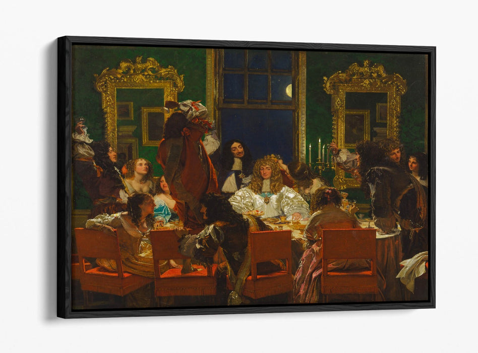 Float Effect Canvas Art | Handmade Augustus Leopold Egg Buckingham Wall Decor