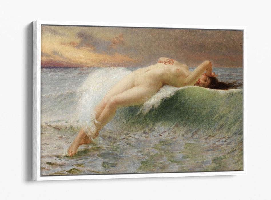 Float Effect Canvas Art – Guillaume Seignac The Wave | Premium Float Frame | Ready to Hang