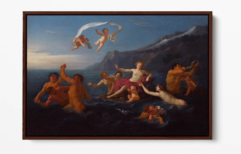 Float Effect Canvas Art – BON BOULLOGNE Triumph on Custom MDF Frame, Ready to Hang
