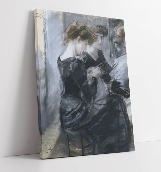 Canvas Wall Art - Modistenatelier by Isaac Israels | Premium Canvas Print Ready to Hang