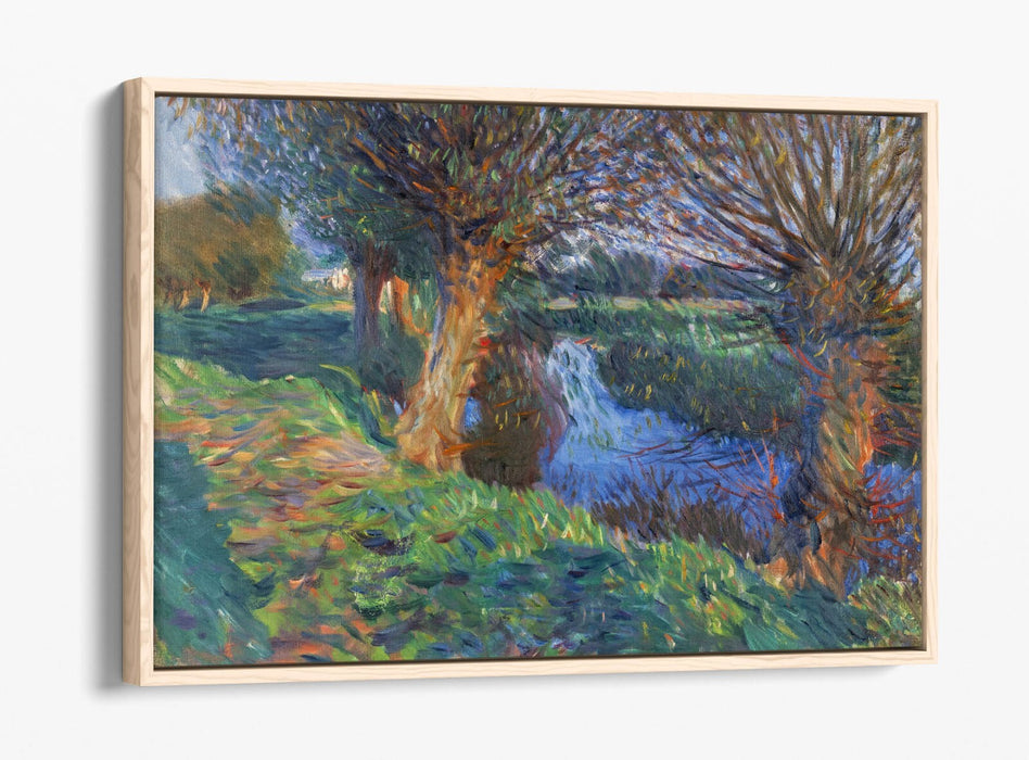 Canvas Wall Art Print With Float Effect | John Singer Sargent At Calcot Premium Frame