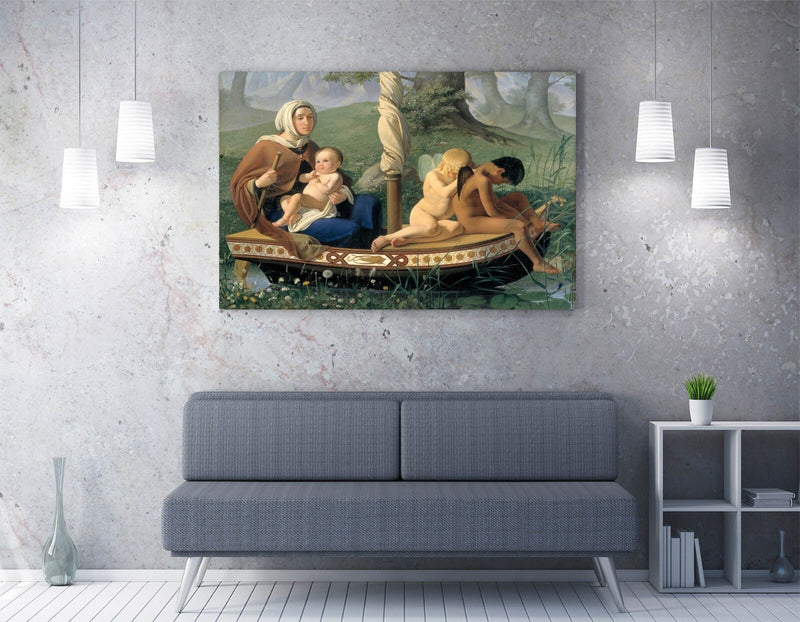 Canvas Wall Art - Ditlev Blunck Infancy Print | Handmade UK Canvas Art