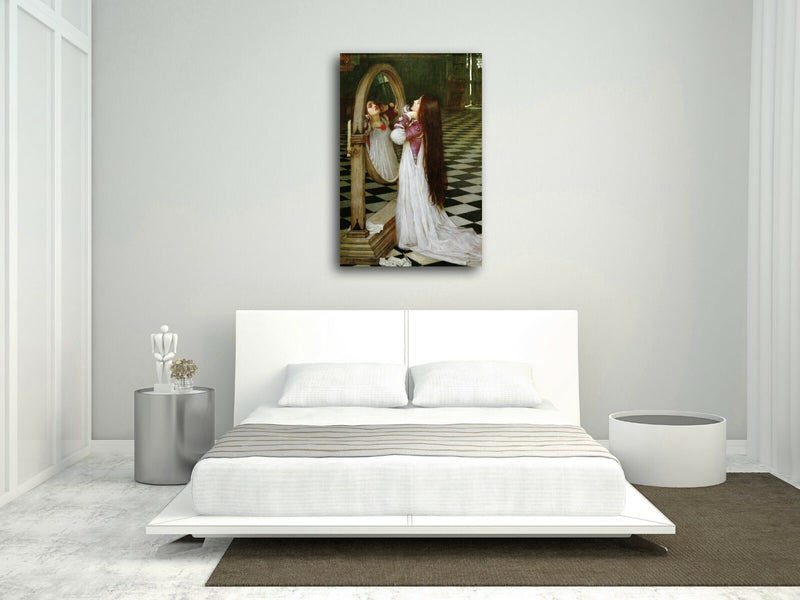 Canvas Wall Art – Framed Canvas Print of John W Waterhouse Mariana in the South