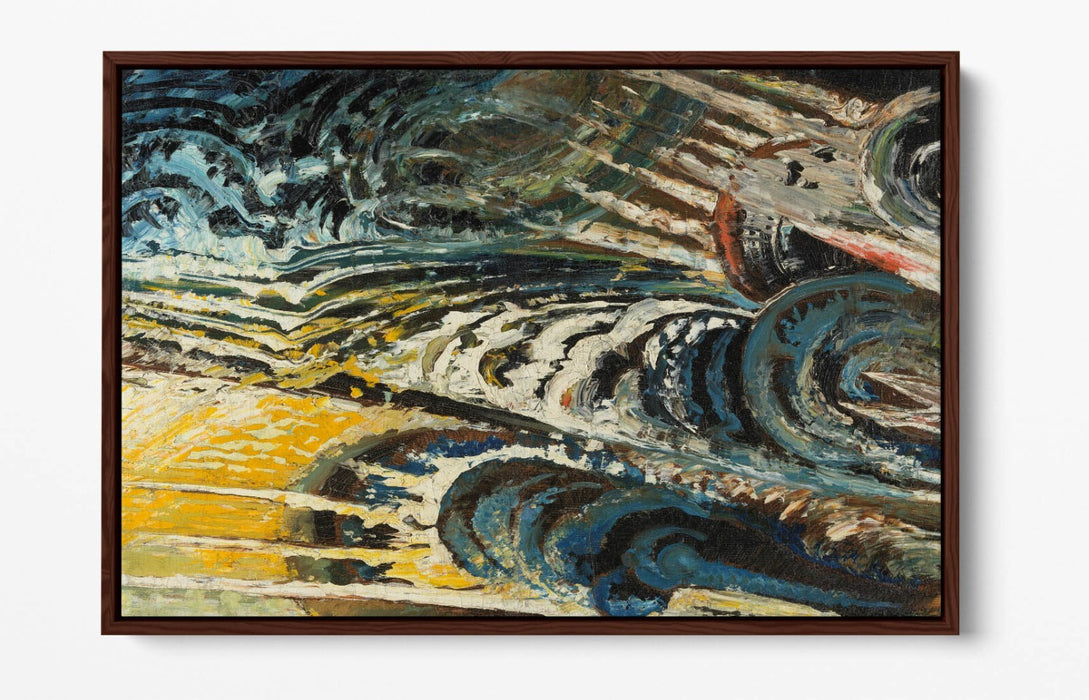 Float Effect Canvas - Abstract Art Print by Chris Lanooy | Premium Varnish Finish