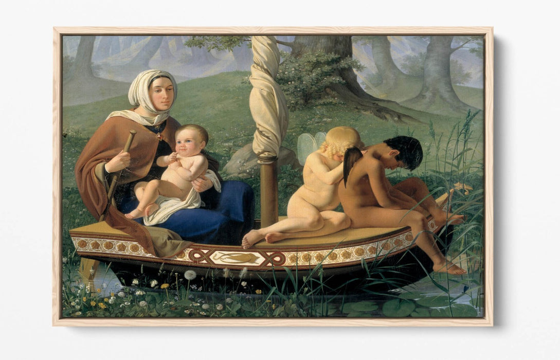 Canvas Wall Art - Handmade Float Effect Canvas Print With 30mm Deep Frame