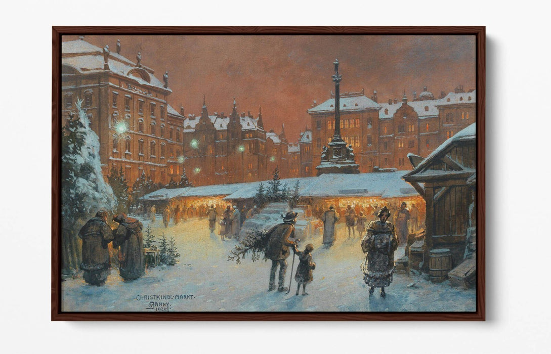 Canvas Wall Art - Christmas Canvas Print With Float Effect & Premium Frame