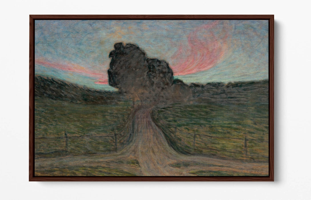 EUGENE JANSSON, EVENING MOOD-LIDINGO -FLOAT EFFECT CANVAS WALL ART PRINT