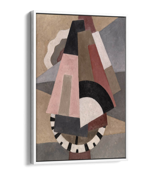 MARSDEN HARTLEY, PROVINCETOWN -FLOAT EFFECT CANVAS WALL ART PRINT