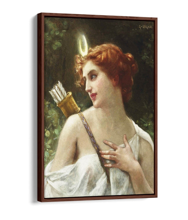 GUILLAUME SEIGNAC, DIANA THE HUNTRESS-FLOAT EFFECT CANVAS WALL ART PICTURE PRINT