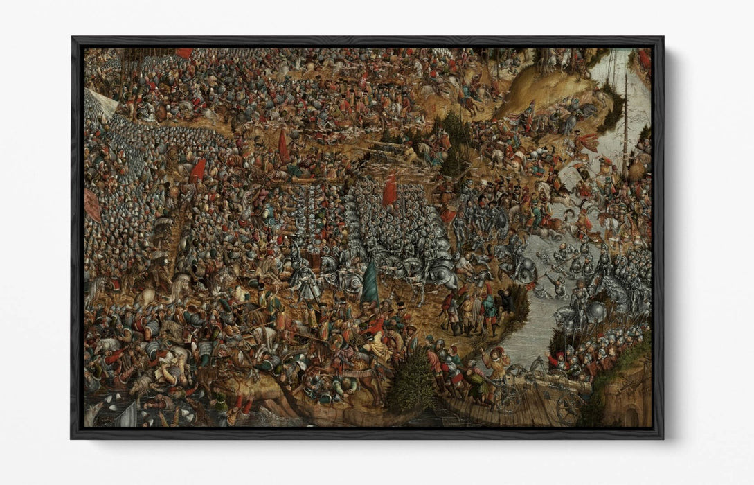 Canvas Wall Art | Handmade Float Effect Canvas Print Of Battle Of Orsha