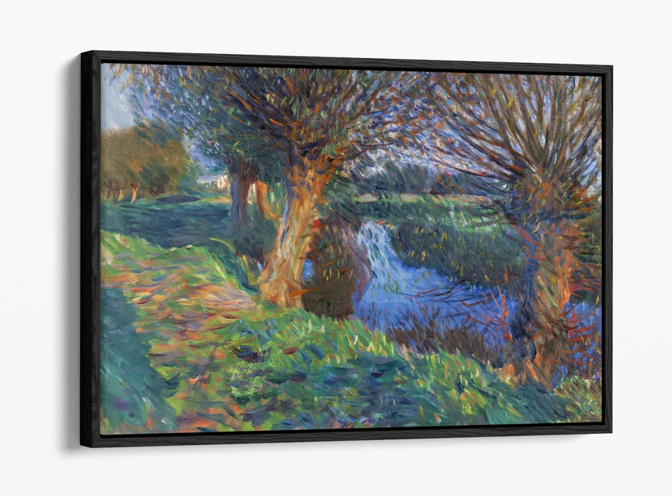 Canvas Wall Art Print With Float Effect | John Singer Sargent At Calcot Premium Frame