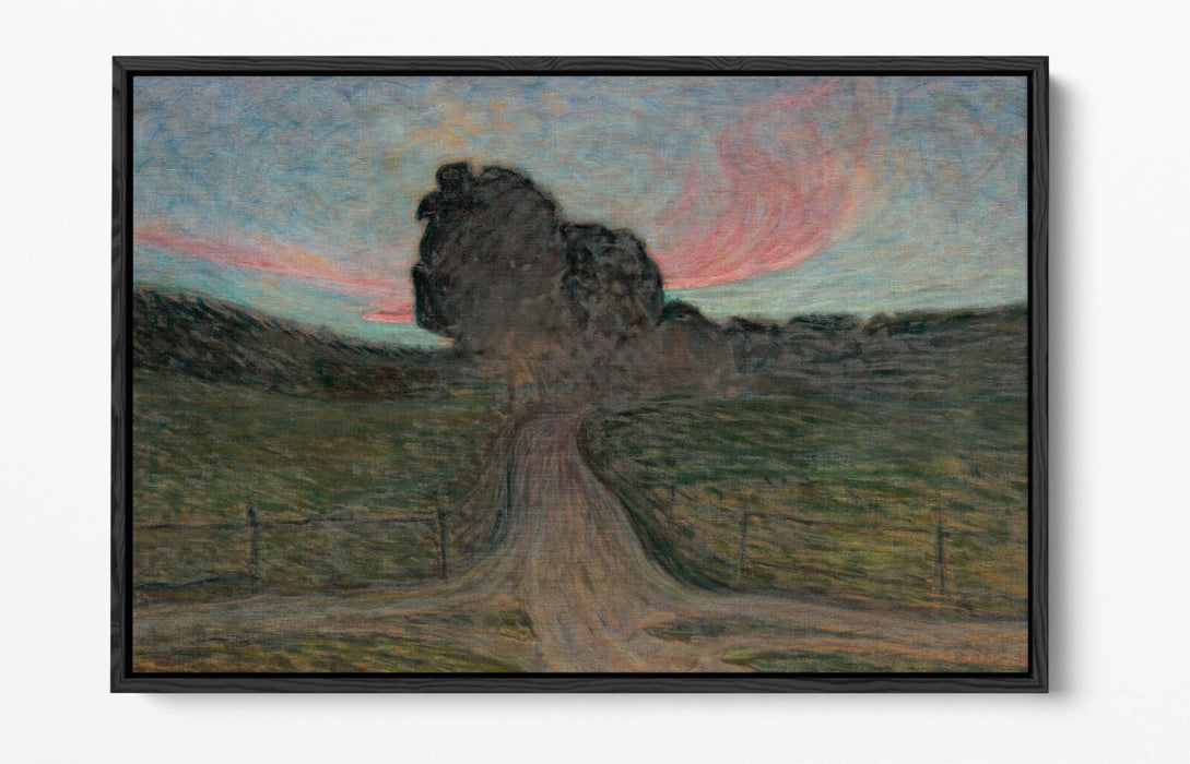 EUGENE JANSSON, EVENING MOOD-LIDINGO -FLOAT EFFECT CANVAS WALL ART PRINT