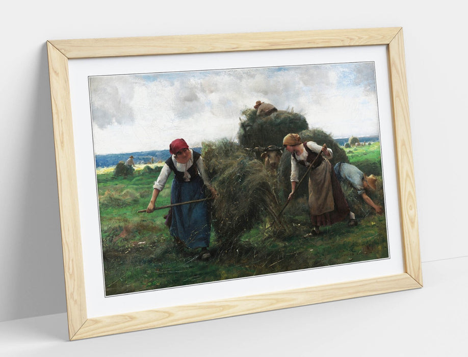 Framed Wall Art – Julien Dupre Haymaking Painting Print | UK Handmade Frame