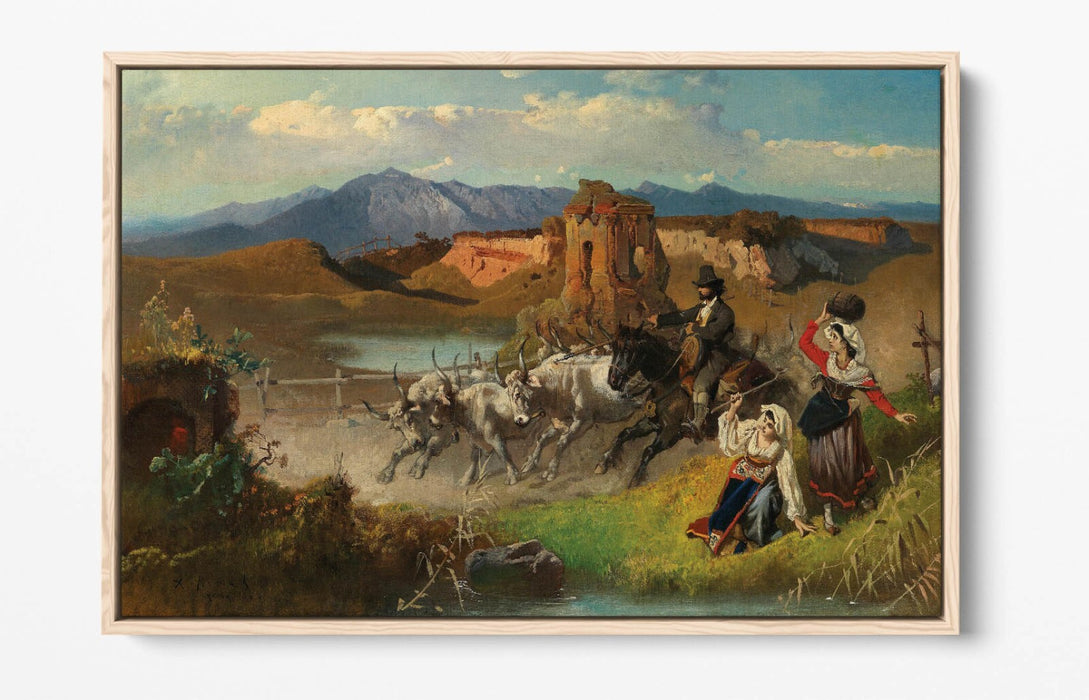 Float Effect Canvas Art - Premium Handmade Wall Decor With Custom Deep Frame