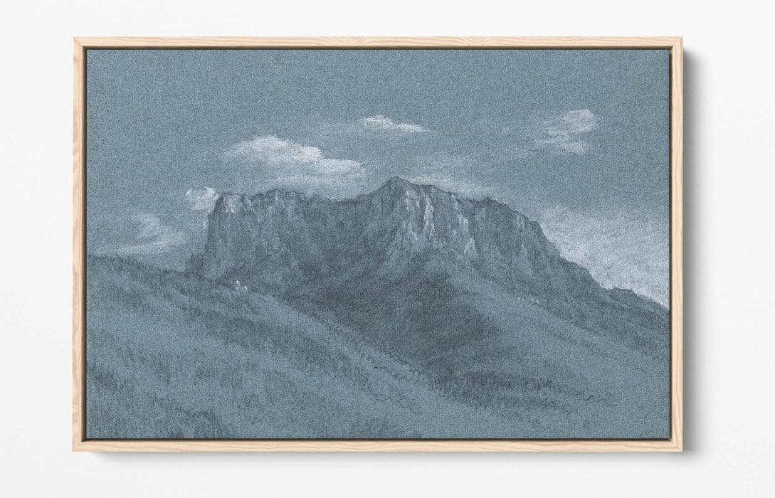 JOHANN GEORG VON DILLIS, THE RAUSCHBERG -FLOAT EFFECT CANVAS WALL ART PRINT