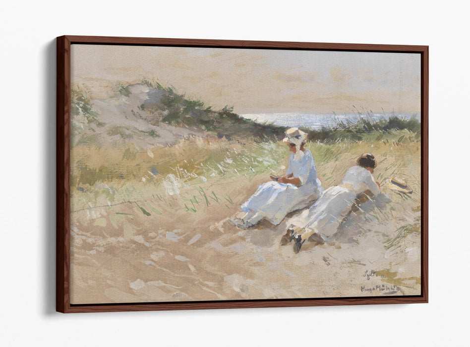 HUGO MUHLIG, PARTY AT SYLT -FLOAT EFFECT CANVAS WALL ART PIC PRINT