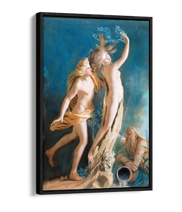 Canvas Wall Art – Apollo and Daphne Float Effect Handmade Canvas Print with Premium Frame