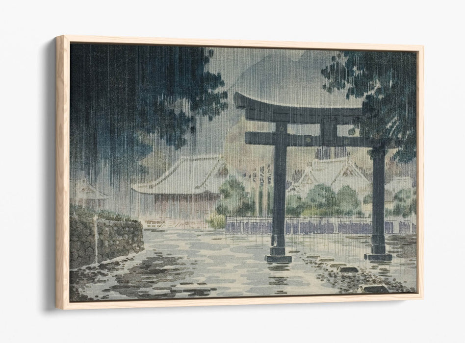Canvas Wall Art Print - TSUCHIYA KOITSU Futarasan Shrine | Float Effect, Handmade