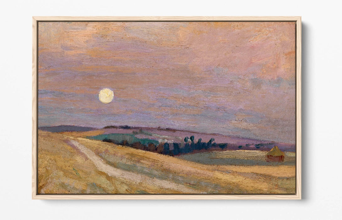 Float Effect Canvas Art – Emilie Mediz-Pelikan Sunset | Premium Deep Frame Print