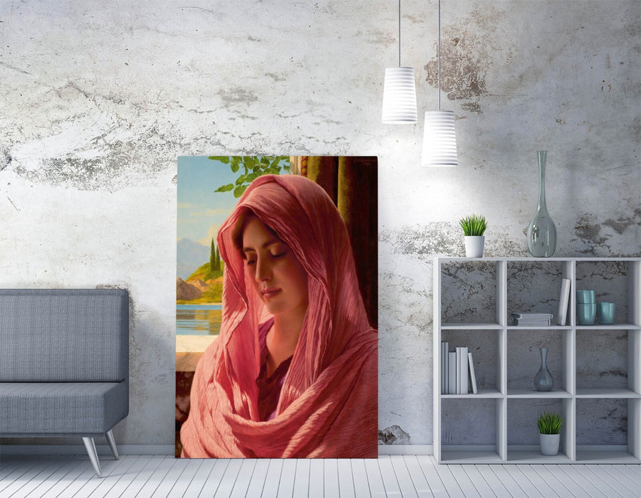 Canvas Wall Artwork - John William Godward Pyrallis Painting Print on Archival Grade Canvas