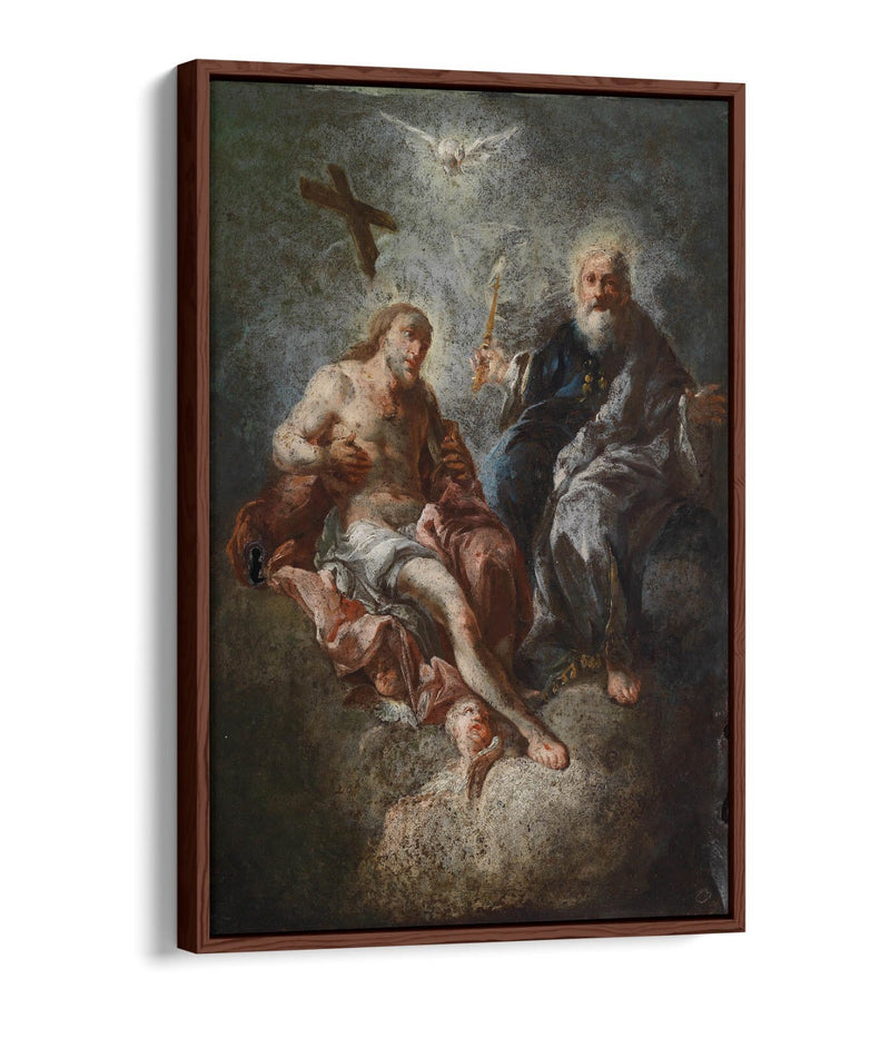 Canvas Wall Art - Franz Maulbertsch Mercy Seat | Float Effect Canvas Print