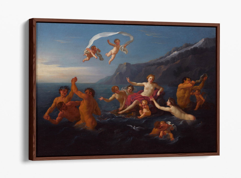 BON BOULLOGNE, THE TRIUMPH OF AMPHITRITE -FLOAT EFFECT CANVAS WALL ART PIC PRINT