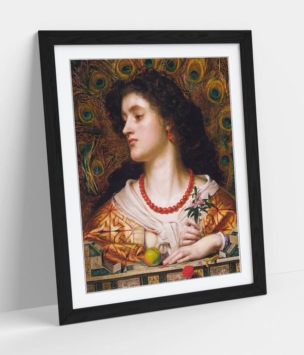 Framed Wall Art - Frederick Sandys Vivien Poster Print | Handmade UK Frame