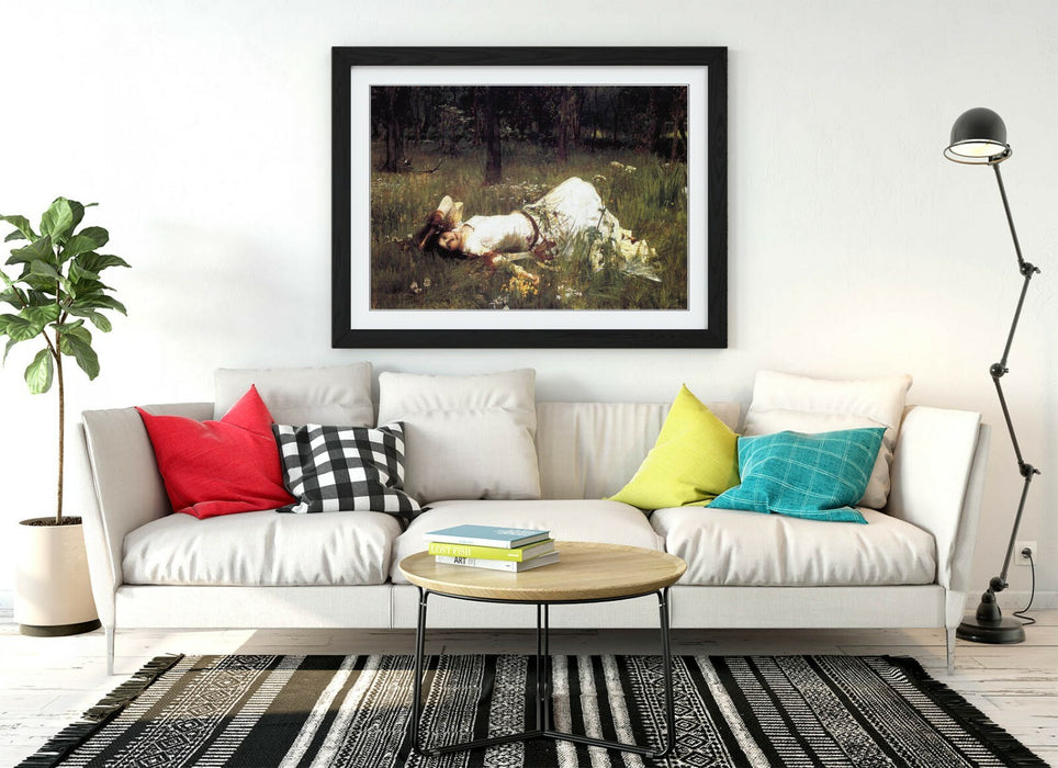 JOHN WILLIAM WATERHOUSE OPHELIA 1889 -ART FRAMED POSTER PICTURE PRINT ARTWORK-