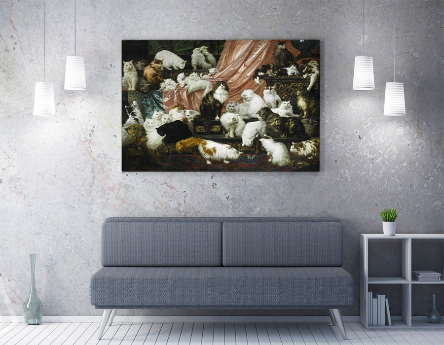 Canvas Wall Art – Carl Kahler Artwork My Wife's Lovers Print on Archival Grade Canvas