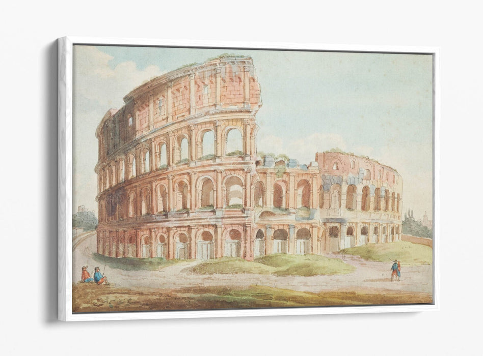 Canvas Wall Art Print – Colosseum Rome Float Effect Canvas Art With Premium Varnish Finish