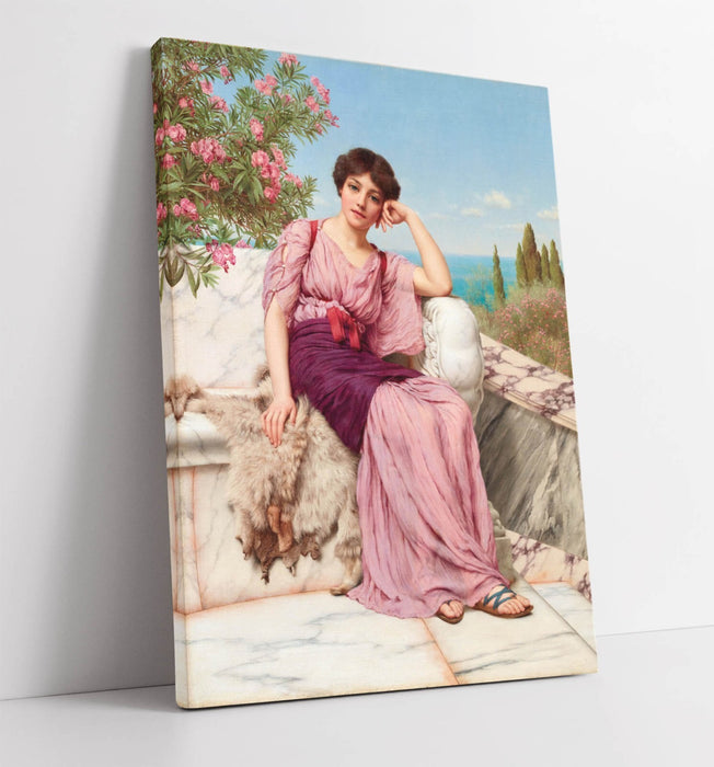 Canvas Wall Art - John William Godward Sweet Dreams Print on Archival Grade Canvas