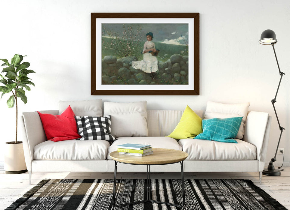 Framed Wall Art - Winslow Homer Peach Blossoms Poster Print | Handmade UK Frame
