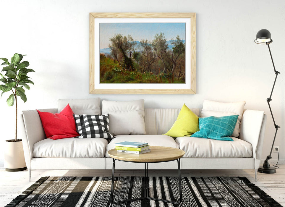 Framed Wall Art - Olive Trees Poster Print by P.C. Skovgaard | Handmade UK Art