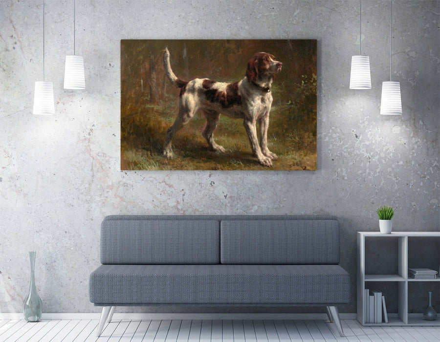 ROSA BONHEUR, A LIMIER BRIQUET HOUND -CANVAS WALL ART PICTURE PRINT ARTWORK