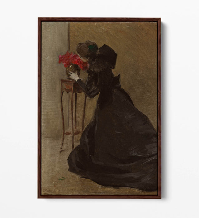 JOHN WHITE ALEXANDER, BRONZE BOWL -FLOAT EFFECT CANVAS WALL ART PRINT