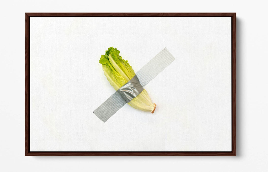 Canvas Wall Art - Modern Kitchen Decor | Float Effect Handmade Print With Premium Frame