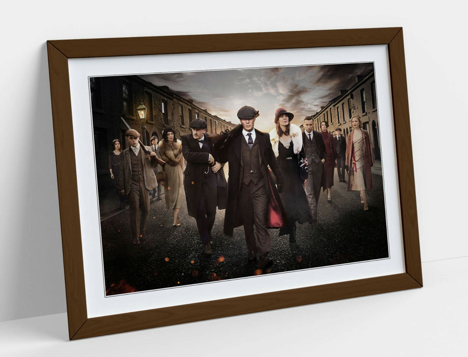 PEAKY BLINDERS CREW -ART FRAMED POSTER PICTURE PRINT ARTWORK-