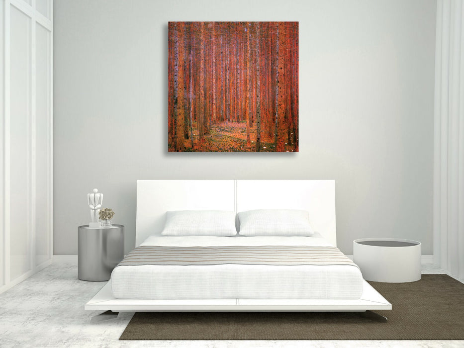 Gustav Klimt Fir Forest CANVAS WALL ART PICTURE PRINT PAINTING HOME DESIGN