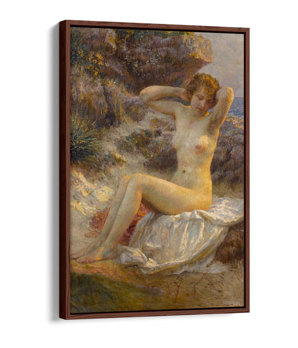 Canvas Wall Art - VLAHO BUKOVAC The Bather | Premium Float Effect Print