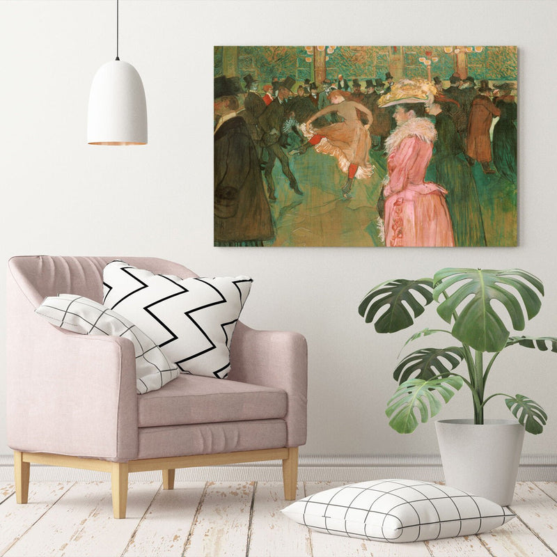 Moulin Rouge Canvas Art – Framed Wall Art With Deep Frame & Vibrant Colors