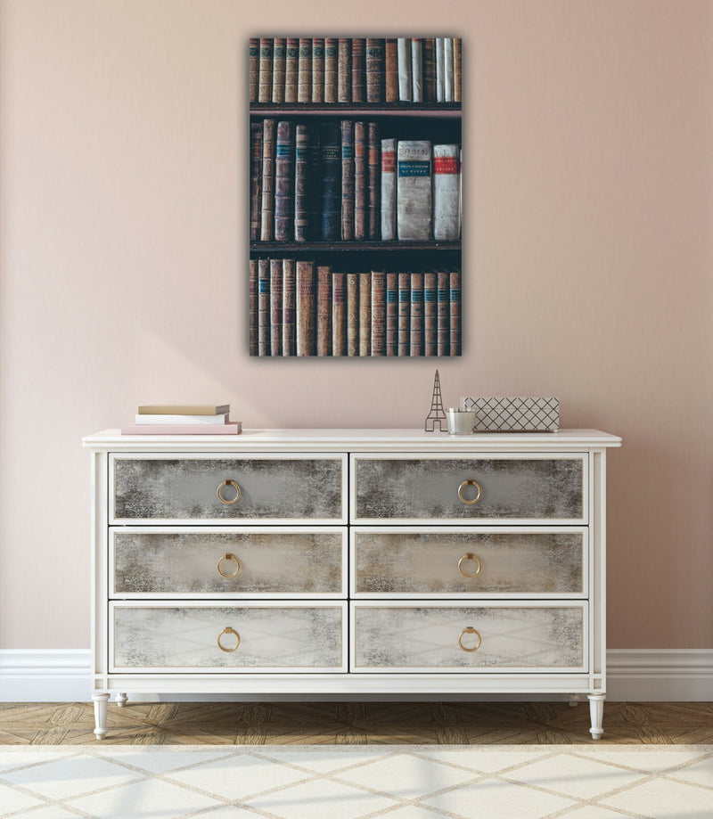 Canvas Wall Art - Vintage Book Print on Deep Frame Canvas, Ready to Hang