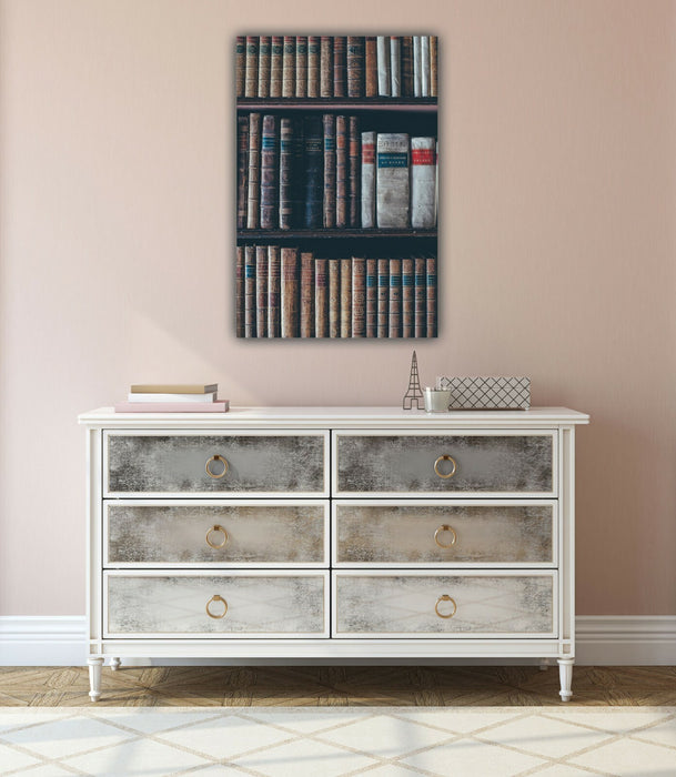 Canvas Wall Art - Vintage Book Print on Deep Frame Canvas, Ready to Hang
