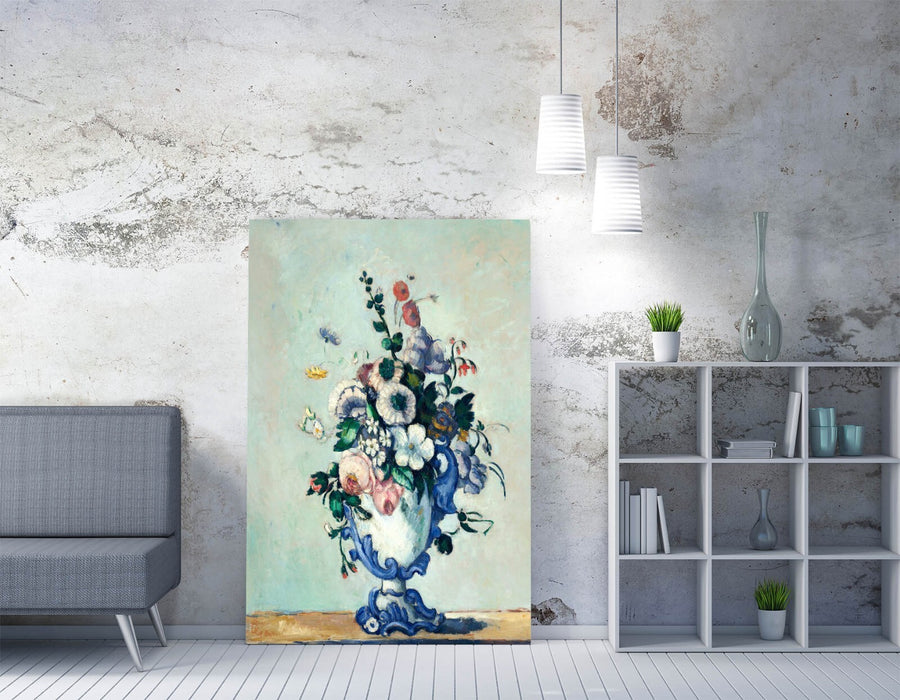 Rococo Vase Canvas - Paul Cezanne Print | Handmade Canvas Wall Art Print