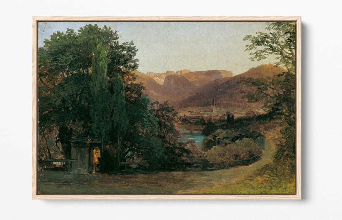 THOMAS ENDER, AREA NEAR ISCHL -FLOAT EFFECT CANVAS WALL ART PIC PRINT