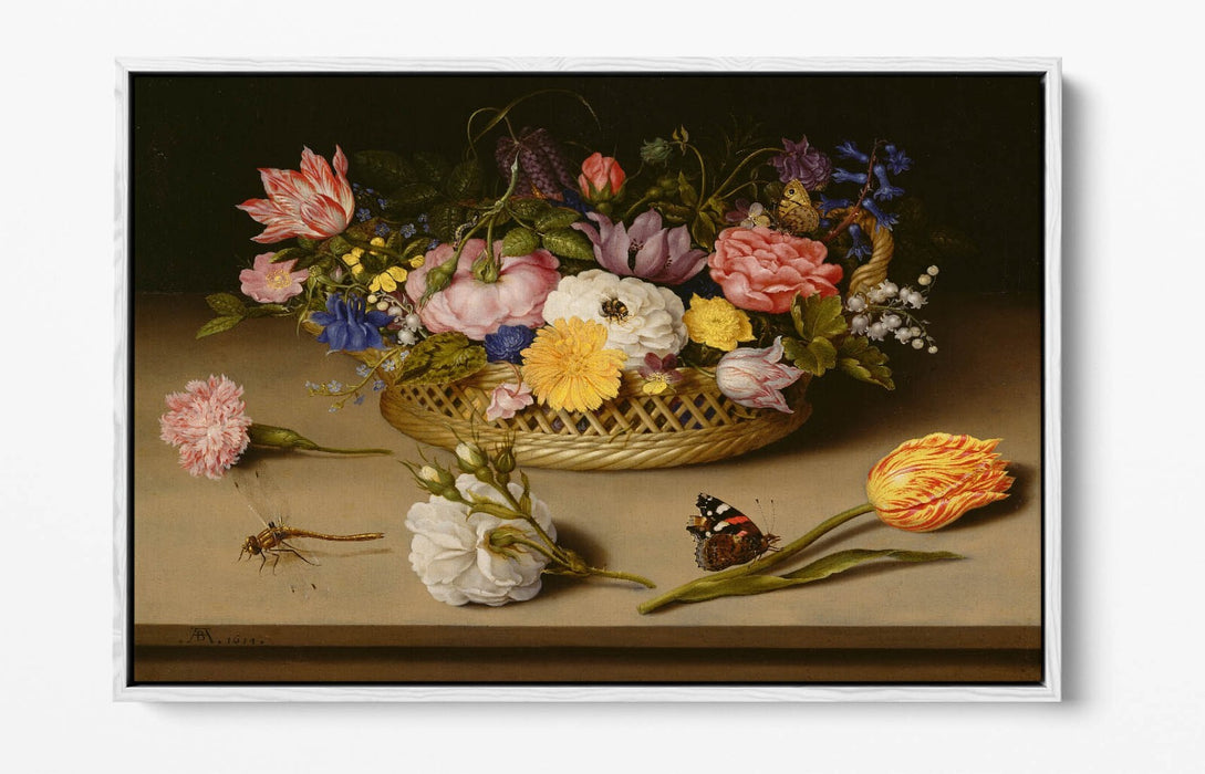 Canvas Wall Art Print | Handmade Botanical Canvas Art with Scratch Resistant Print & MDF Frame