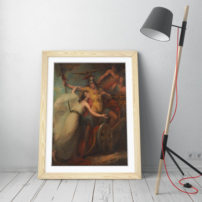 Framed Wall Art – William Artaud Print | The Triumph Of Mercy | Handmade Poster