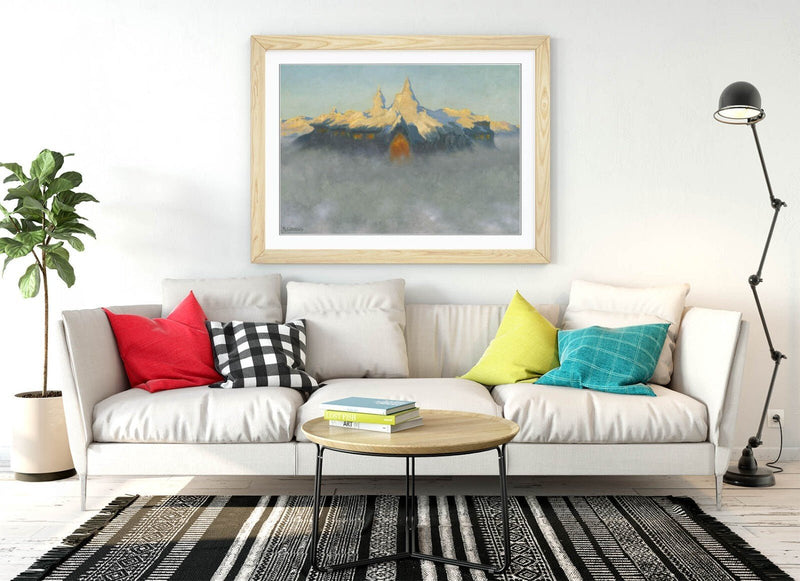Framed Wall Art Poster – Theodor Kittelsen Soria Moria Palace Print | Handmade UK