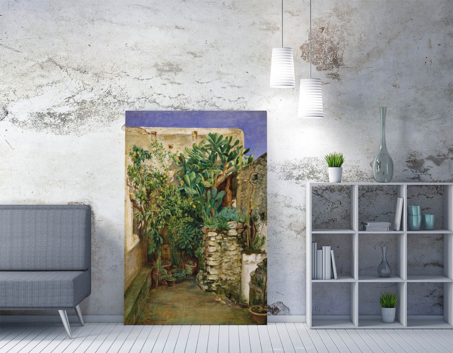 Canvas Wall Art – Henry Wallis Eastern Courtyard Print | Handmade Premium Varnish Finish